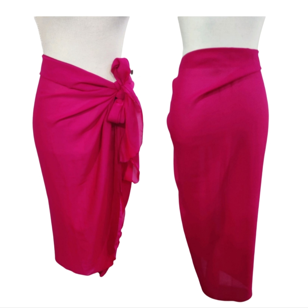 Gregory Ladner Australia Magenta Wrap Skirt